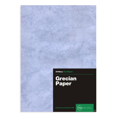 RBE: Grecian Paper – Navy Blue – 100 Sheets – A4
