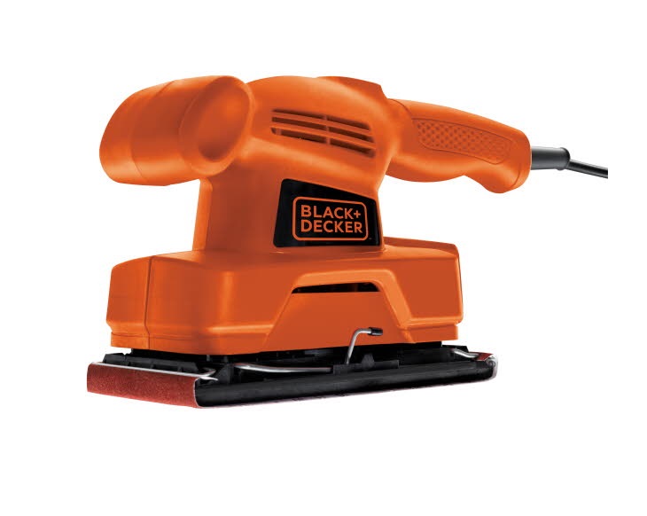 BLACK+DECKER – 135W 1/3 Sheet Sander & 10 Sanding Sheets
