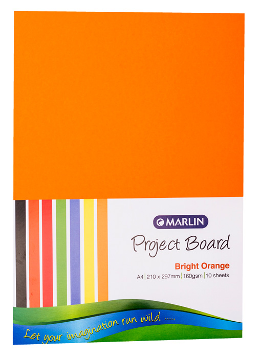 Marlin: Project Boards A4 10’s – Bright Orange