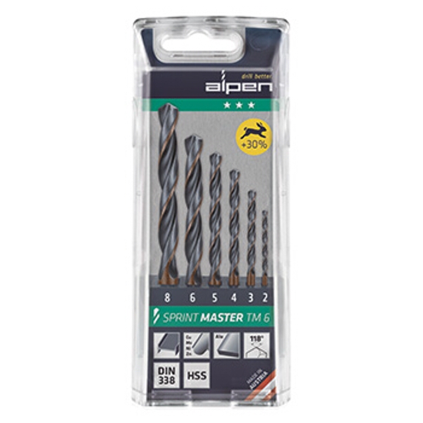 Alpen – Sprint Master Bit Set – Set of 6