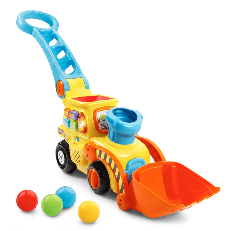 V-Tech Pop-a-Balls Push & Pop Bulldozer