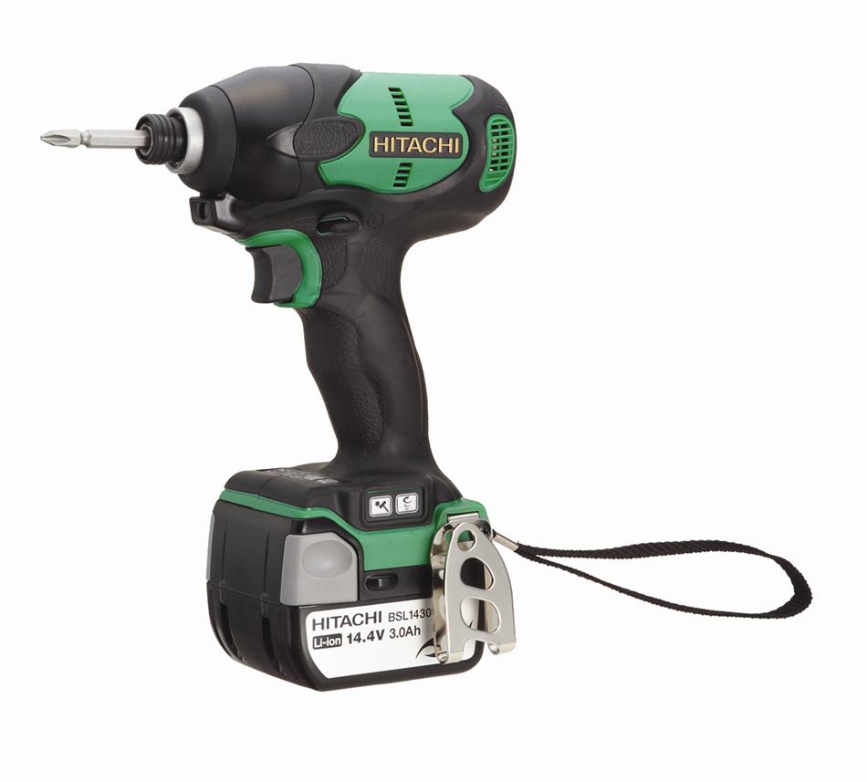 Hitachi  Li-ion 1/4″ Hex 150Nm T C/Cas Impact Drive Cordless – WH18DBDL-L1