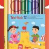 Stabilo Trio Thick Colour Pencil – Assorted Box of 12 Stabilo Trio Thick Colour Pencil – Assorted Box of 12