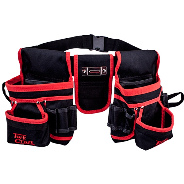 Tork Craft Nylon Tool Belt 22 Pockets with Loops