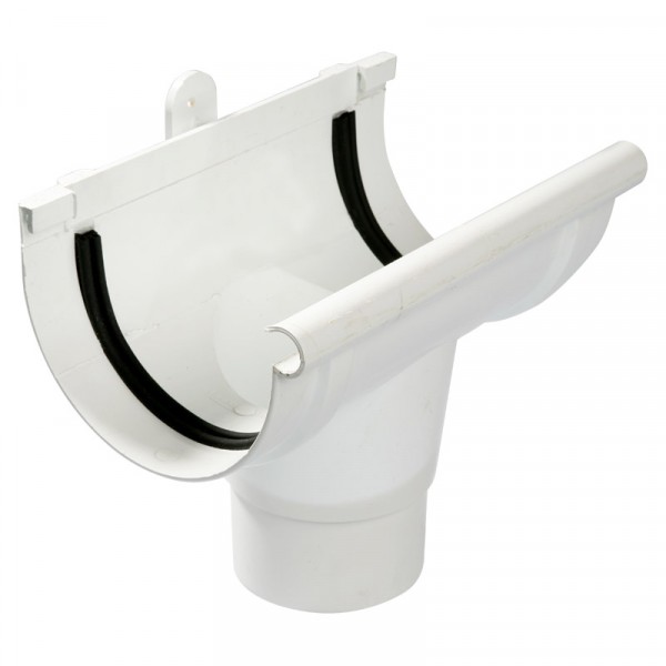 Pvc Half-Round Gutter – Round Outlet