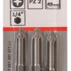 Bosch – Screwdriver Bit Extra Hard – PZ 2.49mm Bosch – Screwdriver Bit Extra Hard – PZ 2.49mm
