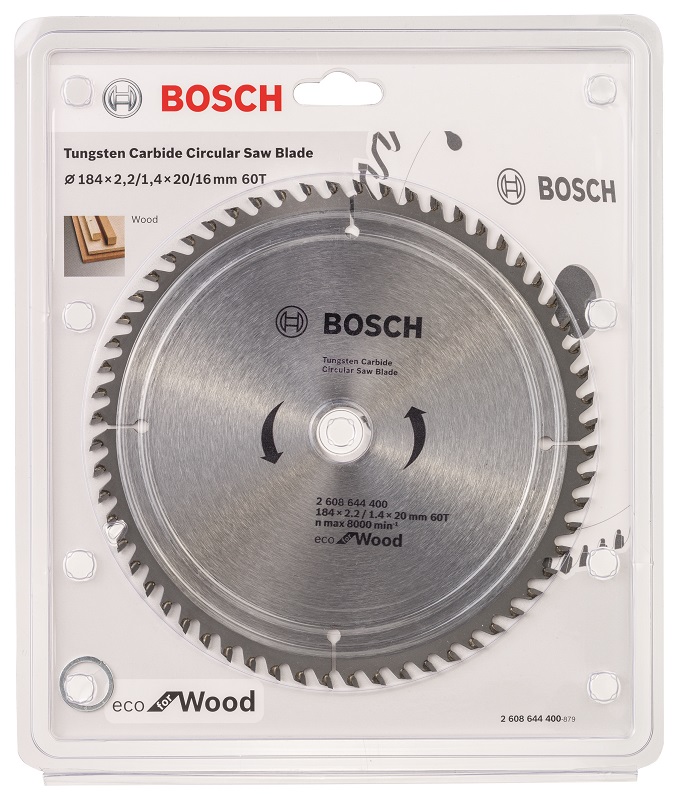 Circular Saw Blade ECO Line For Wood – 184 x 20 x 2.2/1.4mm, 60