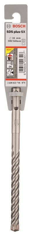Bosch – 10mm Hammer Drill Bit SDS-Plus-5X