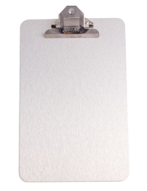 Parrot Products: Clipboard Brushed Aluminium – A4