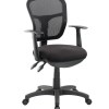 Cobalt Jet Mesh Ergonomic Task Office Chair With Armrests – Black Cobalt Jet Mesh Ergonomic Task Office Chair With Armrests – Black