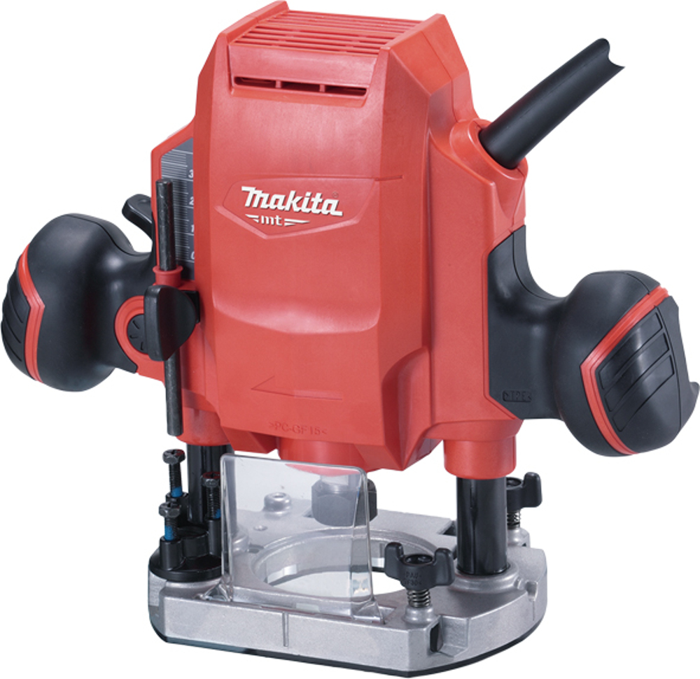 Makita MT Router 6.35mm (1/4″) Plunge Action – Orange