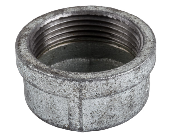 Galvanised End Cap – 25mm (10 Piece Pack)