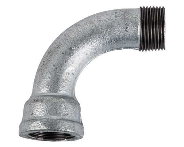 Galvanised M/F Bend – 15mm (10 Piece Pack)