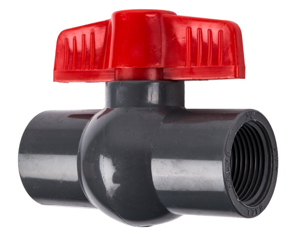 Threaded PVC Ball Valve – 15mm 1/2Inch Bsp (5 Piece Pack)