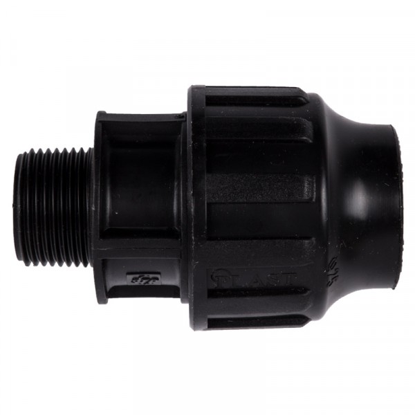 Plast Agri Tn Male Compression Adaptor – 25X3/4 (5 Piece Pack)