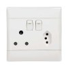 Cbi Euro Vertical Switch Plug – 4X4 White Cbi Euro Vertical Switch Plug – 4X4 White