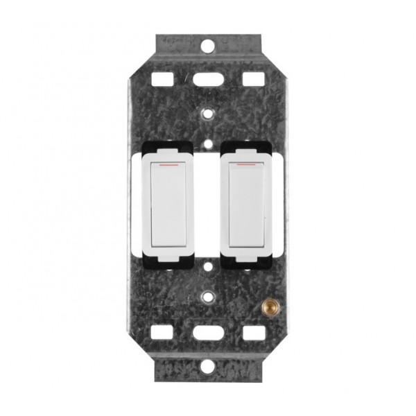 Crabtree – Light Switch – Classic – NCP – 2L – 2 x 1Way 20A