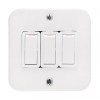 Crabtree Industrial Light Switch – 75X75mm 3Lever Crabtree Industrial Light Switch – 75X75mm 3Lever