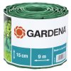 GARDENA Lawn Edging, Green 9 metre Roll 15 cm High GARDENA Lawn Edging, Green 9 metre Roll 15 cm High
