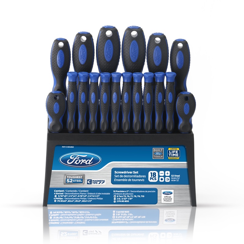 Ford Tools Screwdriver Set – 18 Piece