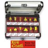 Tork Craft ¼ Inch 12pc router Bit Set in Aluminium and Glass Case Tork Craft ¼ Inch 12pc router Bit Set in Aluminium and Glass Case