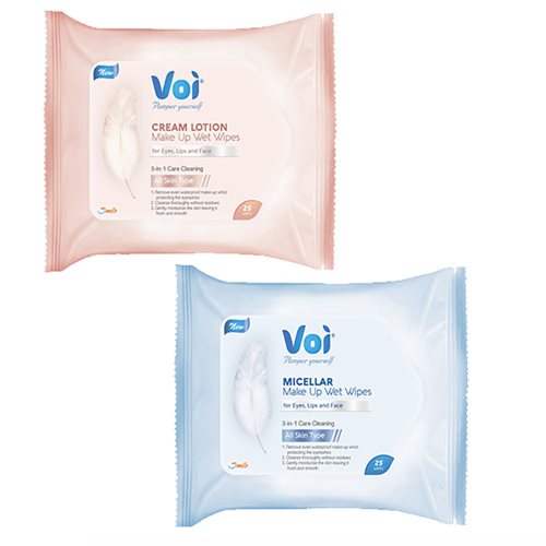 Bulk Pack x 6 Make Up Facial Wipes. 25x Wipes Per Pack.