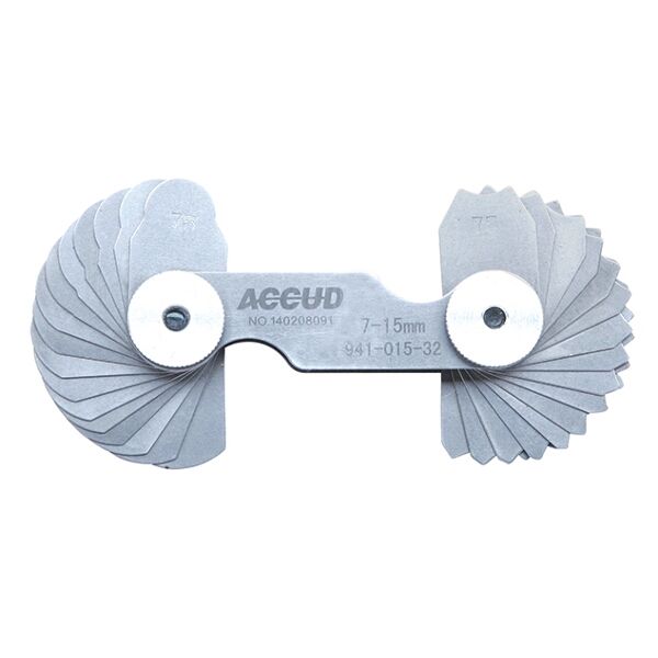 ACCUD Radius Gauge 1-7mm