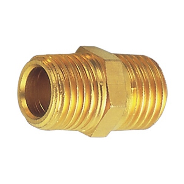 Aircraft Nipple Brass 3/8X3/8 M/M