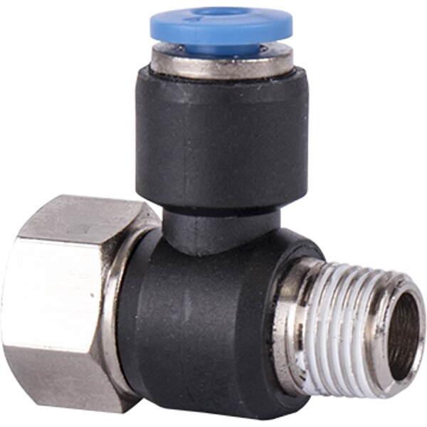 Aircraft Pu Hose Fitting Tee 4mm x 1/8″F x 1/8″M