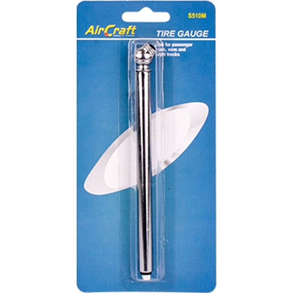 Aircraft Tyre Gauge Pencil Type Metal Head