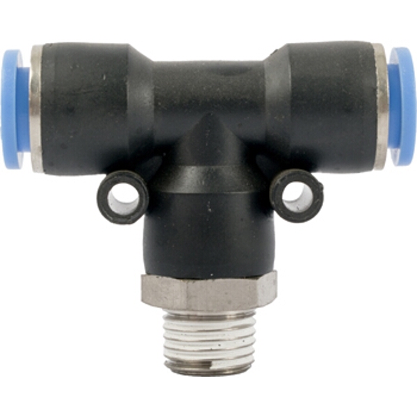 Aircraft Pu Hose Fitting Tee 10mm-1/4 M