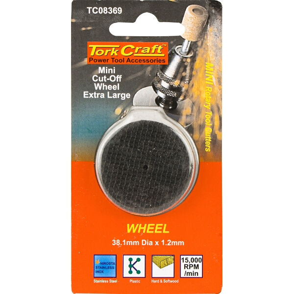Tork Craft Mini Cut-Off Wheel Extra Large 38.1mm x 1.2mm