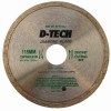 D-Tech Diamond Blade Continuous Rim 115×22.23mm Tiles D-Tech Diamond Blade Continuous Rim 115×22.23mm Tiles