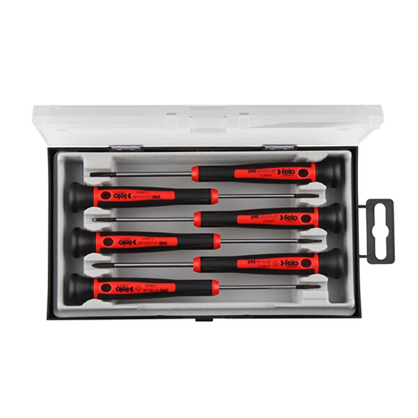 Felo 240 S/Driver Set 6Pc Precision Sl & Ph Rot. Cap