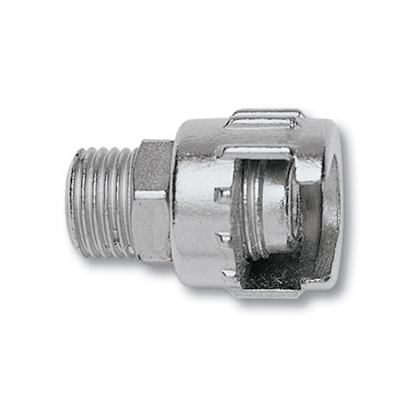 GAV Nipple with Metal Ring 1/4″M  for Bayonet Couplings Packaged