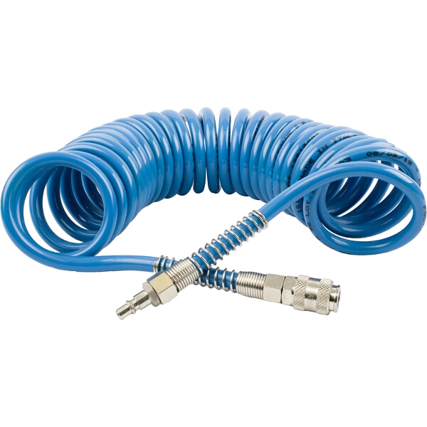 GAV Spiral Polyp Hose 8M x 12mm with Quick Couplers