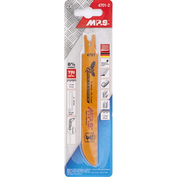 MPS Sabre Saw Metal&S/S  Multicutter U-Shank 14&18Tpi