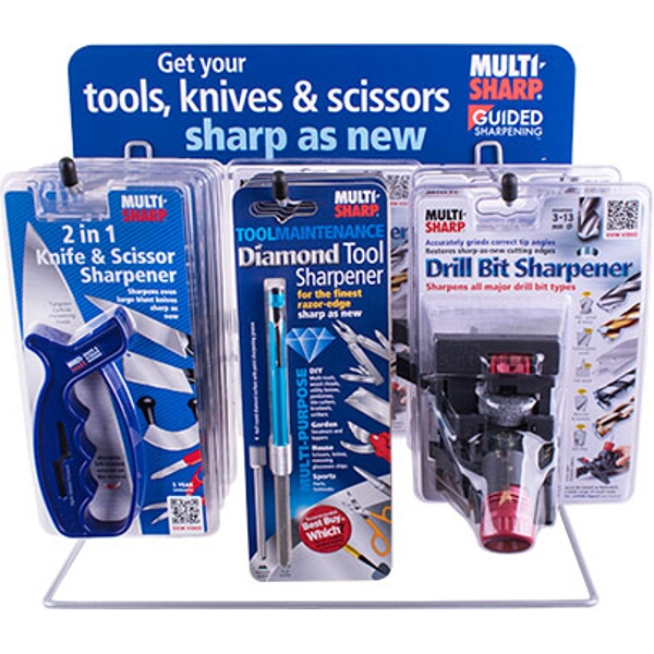 Multisharp Diy Tool Sharpener Display – 5 x Ms3500E 5 x Ms1901 3 x Ms2001