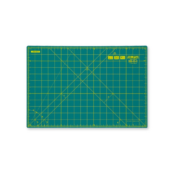 OLFA Mat Rotary 450 x 300mm Metric & Inch Double Sided