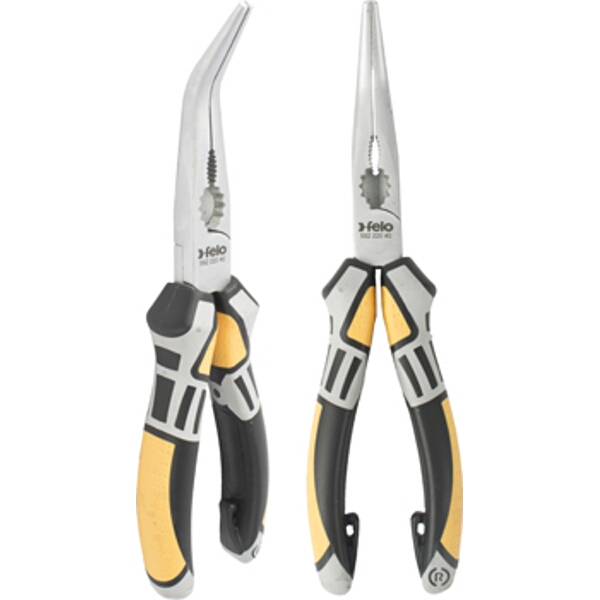 Felo Plier Bent Long Nose 205mm