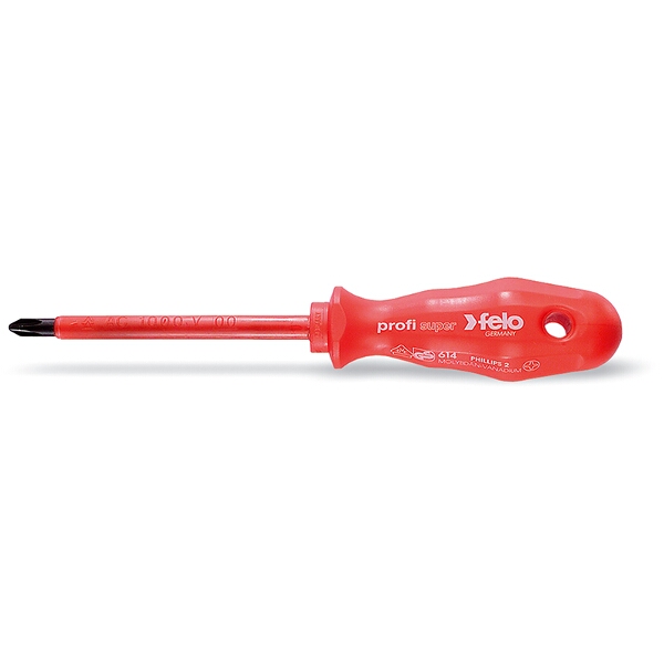 Felo 614 Ph2X100 ScrewDriver Profi Super Insulated VDE