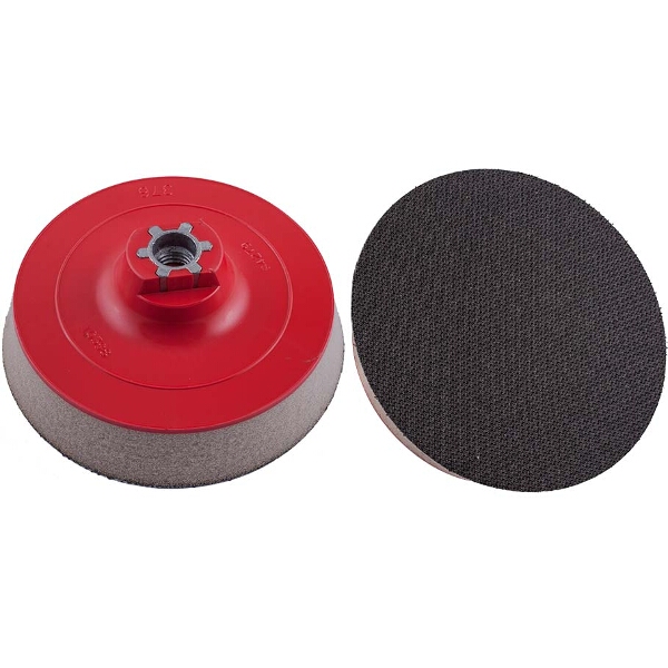 Flexipads Sander Super Pad 123mm (v.soft 25mm Foam) Hook & Loop M14 X 2mm