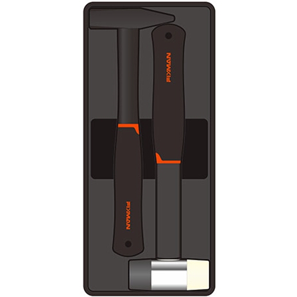 Fixman Tray 2 Piece Machinist Hammer And Mallet