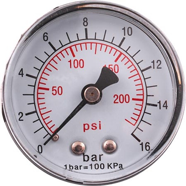GAV Pressure Gauge 1/4″Rear 50mm D5014R16