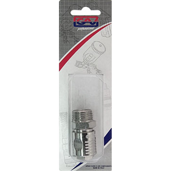 GAV Quick Coupler 1/2″M Packaged