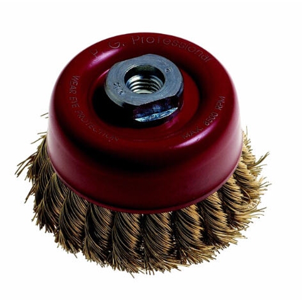 PG Mini Wire Cup Brush Knotted 85mm14