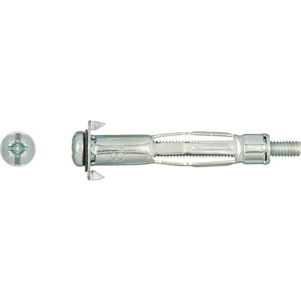 Rawlplug Interset Fixings For Drywalls M8X80mm Box Of  50