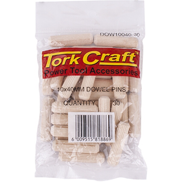 Tork Craft Dowels 10 X 40mm 30 Per Bag