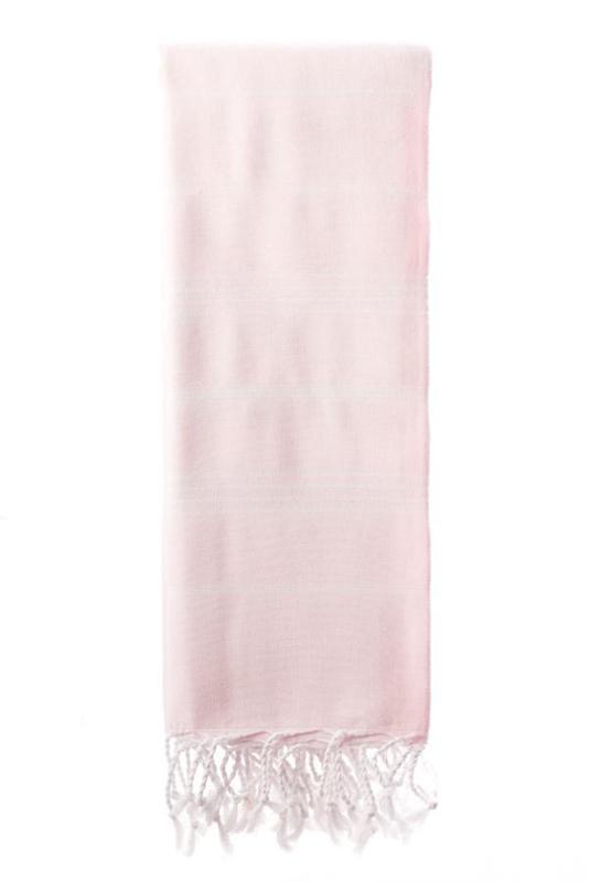 Turkish Throw 100% Cotton – Elim Light Pink (160x220cm)