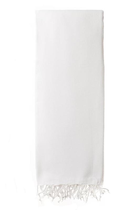 Turkish Throw 100% Cotton – Elim White (160x220cm)